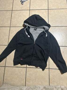 Southpole MCMXCI Men's Charcoal Gray Full-Zip Fleece Hoodie